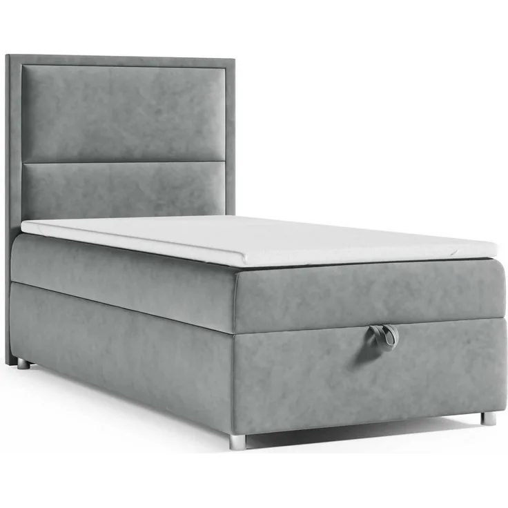 Best for Home Boxspringbett Trinity K-11 SINGLE mit Bettkasten & Bonellfederkern, Topper 7 cm H3 (Hotelbett, Einzelbett, Kinderbett, Juniorbett, 70x200 80x200 90x200 100x200 cm), verschiedene Liefermöglichkeiten, TOP Preis-Leistungs-Verhältnis