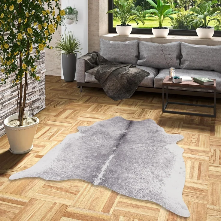 Pergamon Fellteppich Teppich Kunstfaser Tierfell Optik, Rechteckig, Höhe: 7 mm – Bild 1