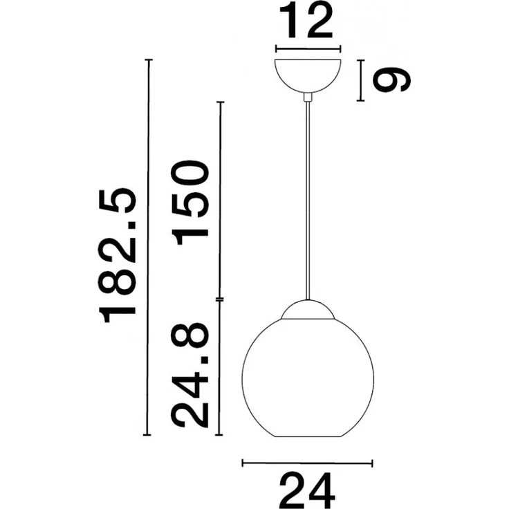 Nova Luce 9009239 MIDORI Pendelleuchte 1-flammig Gold Amber E27 – Bild 6