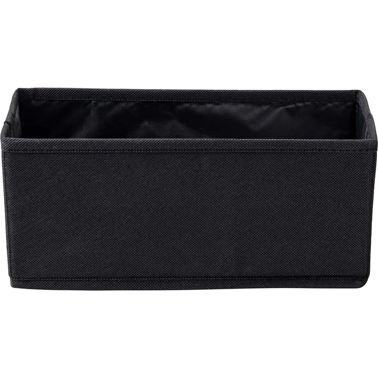 Fackelmann Aufbewahrungskorb 28 cm, Schwarz, faltbar – Bild 2