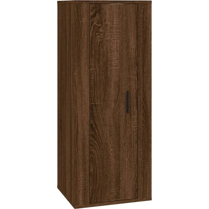 TV-Wandschrank, TV-Hängeboard Fernsehschrank Braun Eichen-Optik 40x34,5x100 cm – Bild 2