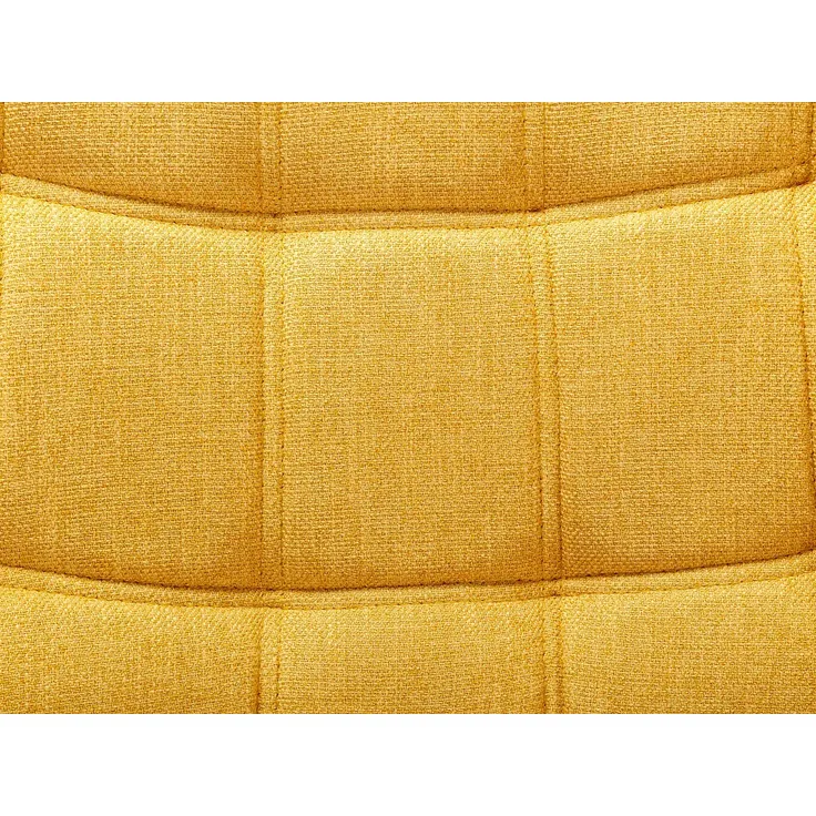 Vente-unique - LUOSTO Sessel Stoff Gelb - B 79 cm x H 83 cm x L 87 cm – Bild 6