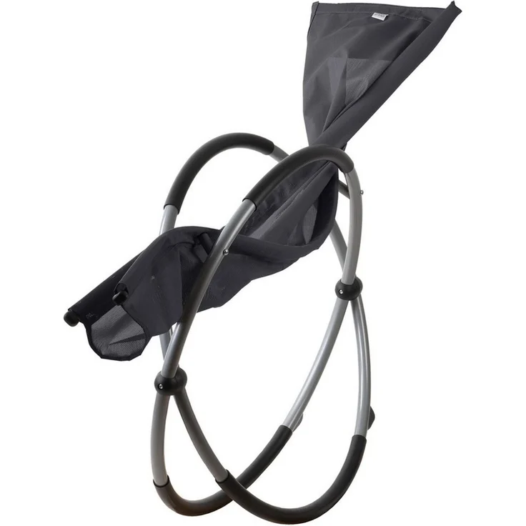 CampFeuer Gartenliege Relaxliege, Anthrazit, Gartenliege klappbar Sonnenliege Schaukelliege, Hohe Belastbarkeit – Bild 3