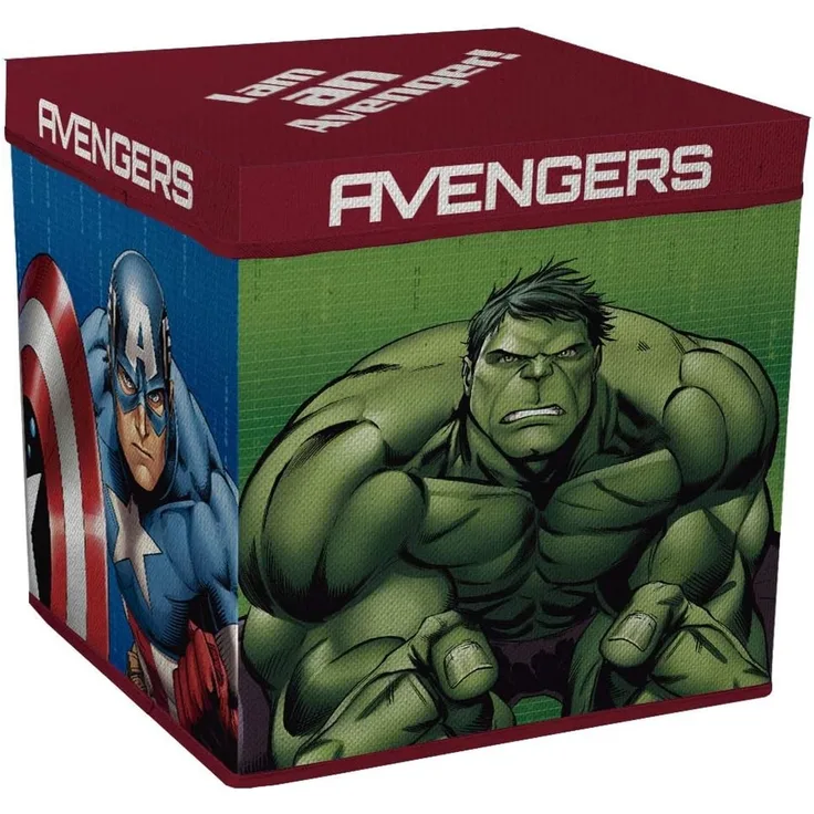 Avengers ablagekorb/Hocker 30 x 30 x 30 cm rot