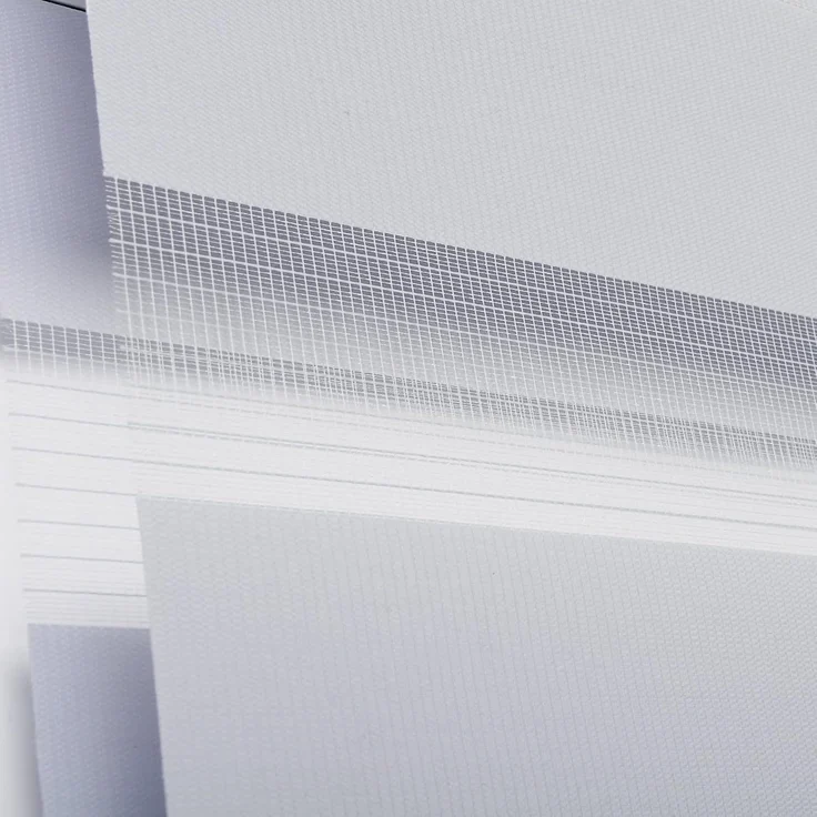 WOLTU Doppelrollo Klemmfix ohne Bohren Grau 70x120 cm (BxH), Duo Rollo Zebrarollo Fensterrollo Klemmrollo Seitenzugrollo Easyfix lichtdurchlässig & verdunkelnd Rollos für Fenster und Tür – Bild 4