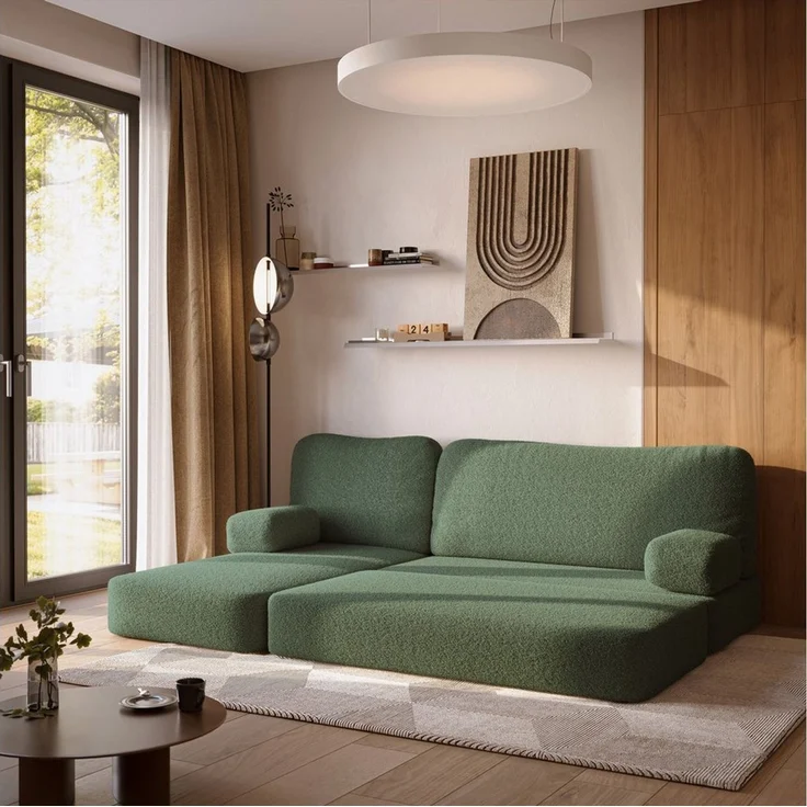 Masseno Ecksofa SABI modulares Boneless Sofa mit Schlaffunktion – Bild 3