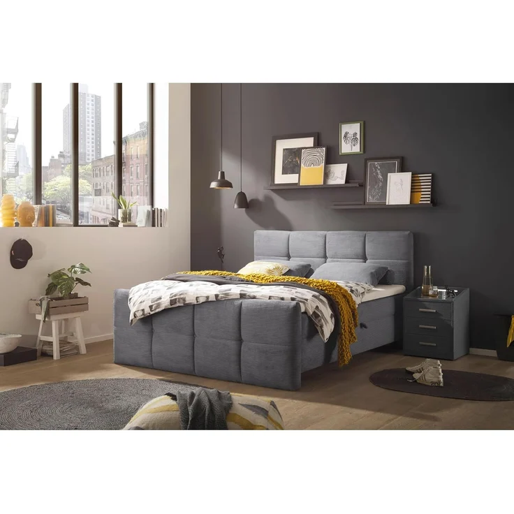 Boxbett Tijuana mit Bettkasten Breitcord – Bild 2