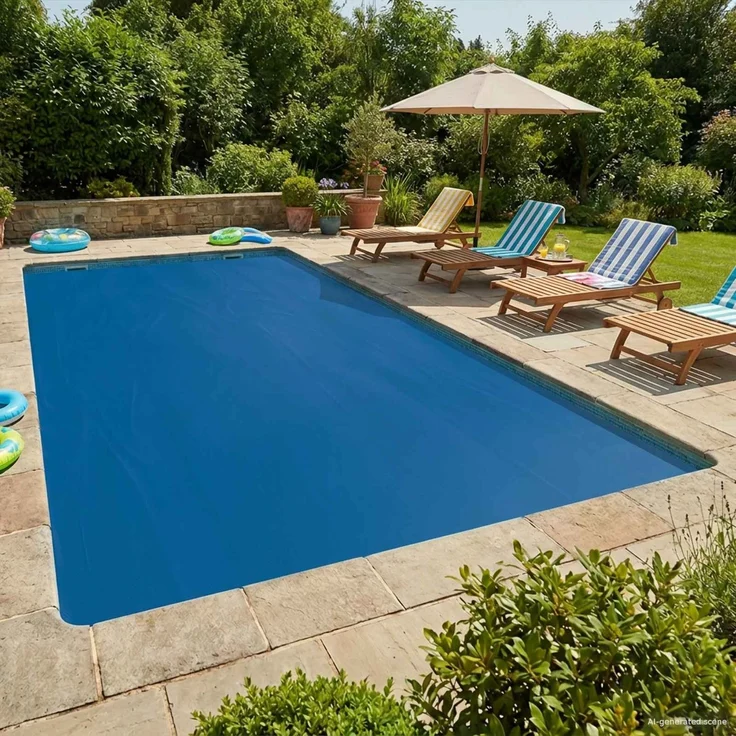 vidaXL Sonnendeck für Pools Extra Schwer 500 x 300 cm 400 μm 42034601 – Bild 1