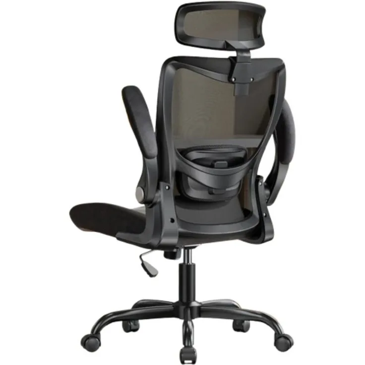 Marsail Bürostuhl Ergonomischer – Mesh mit 3D-verstellbaren Armlehnen (Dynamischer Lendenstütze, Wippfunktion), TÜV-geprüft, bis 136 kg – Ideal für Homeoffice & Gaming