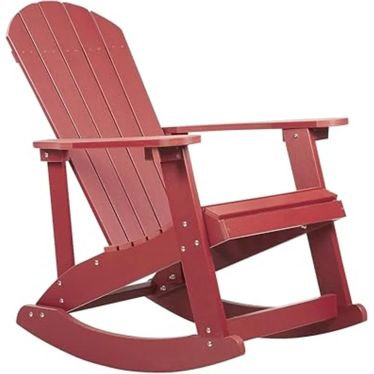 Garten-Schaukelstuhl ADIRONDACK Rot