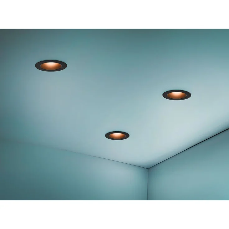 LED Einbaustrahler 230V 3er Set dimmbar, 3 Lichtfarben für Badezimmer, Ø 11cm – Bild 9