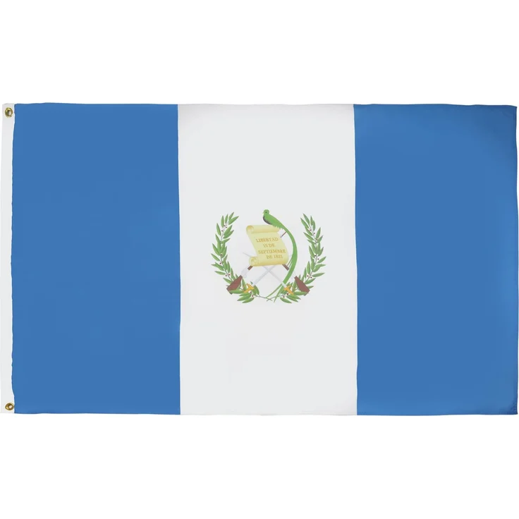 AZ FLAG - Flagge Guatemala - 150x90 cm - Republik Guatemala Fahne 90x150 Cm Feiner Polyester - Flaggen