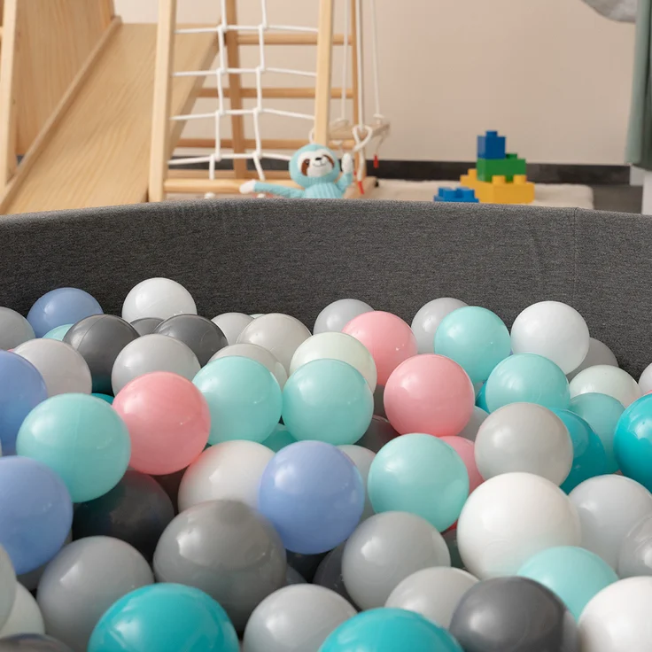 HOME DELUXE Spielbälle für Bällebad SPIN – 600 Stück Pastellfarbe – Bild 2
