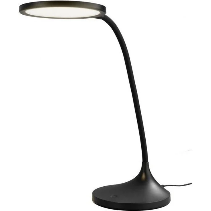 casa NOVA LED Schreibtischlampe BRIGHT, 1-flammig, H 60 cm, Schwarz, Kunststoff, Dimmfunktion, LED fest integriert, Neutralweiß, Touchsensor, Verstellbar – Bild 2