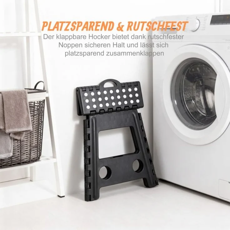 Relaxdays Klapphocker faltbar XL – Bild 2