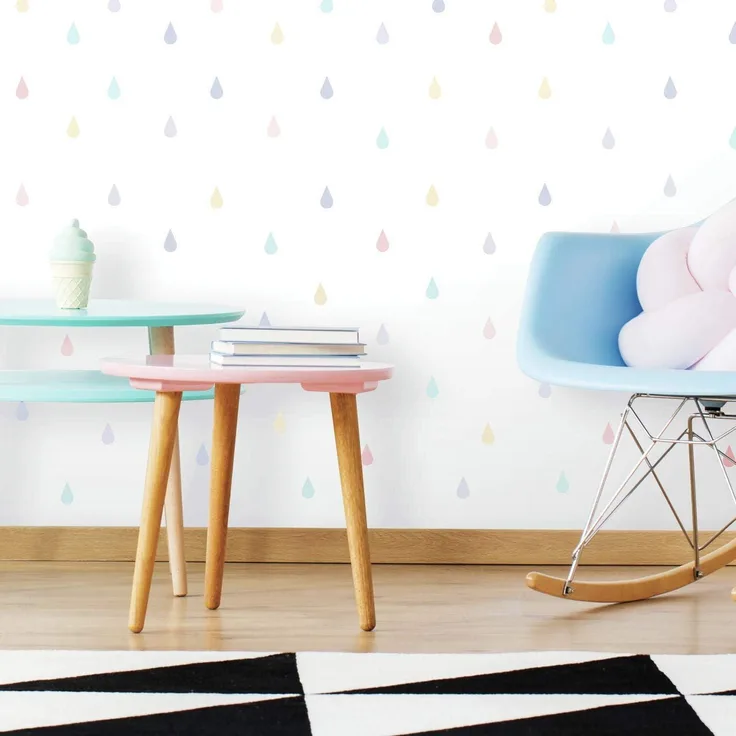 wandaufkleber Raindrop vinyl 220 Stück