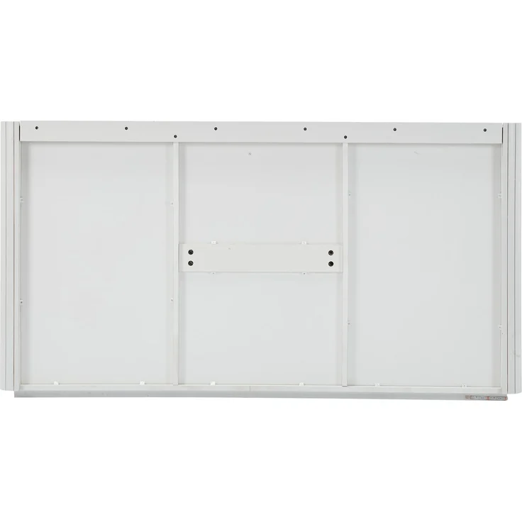 Sideboard 150 x 35 x 80 cm aus Spanplatte in Weiß mit 3 Schubladen, 2 Türen und LED-Beleuchtung – Bild 10