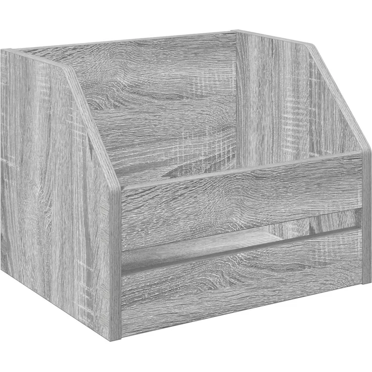 vidaXL Vinyl Album Box 2 Stk. Sonoma-Grau 38 x 30 x 29 cm 8012821 – Bild 4
