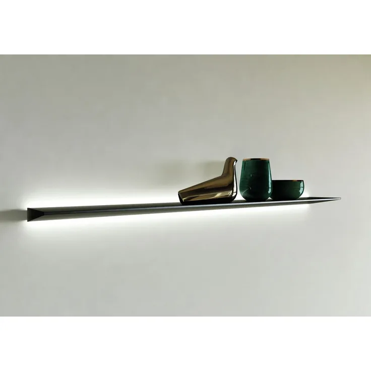 Naber 8041241 transFORM Wandtablar, 32 x 600 x 180 mm (H x B x T) für Regalsystem, schwarz matt
