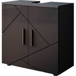 Vicco 'Irma' Waschbeckenunterschrank, Holz, Anthrazit, 59 x 30 x 60 cm