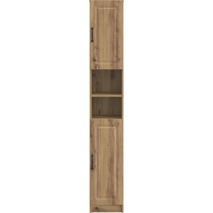 vidaXL Badezimmerschrank mit offenem Regal UTRECHT Artisan-Eiche 897704 – Bild 3