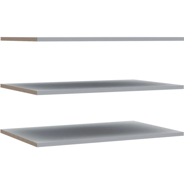 FORTE Extras Robes/Kds Einlegeböden, Holzwerkstoff, Grau, 57,8 x 42 x 1,5 cm – Bild 5