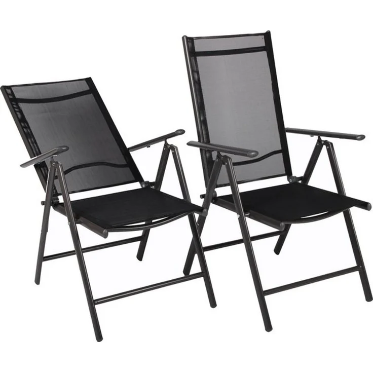 VCM Gartenstuhl Miami 916728 Anthrazit H. 105 x B. 56 x T. 65 cm – Bild 4