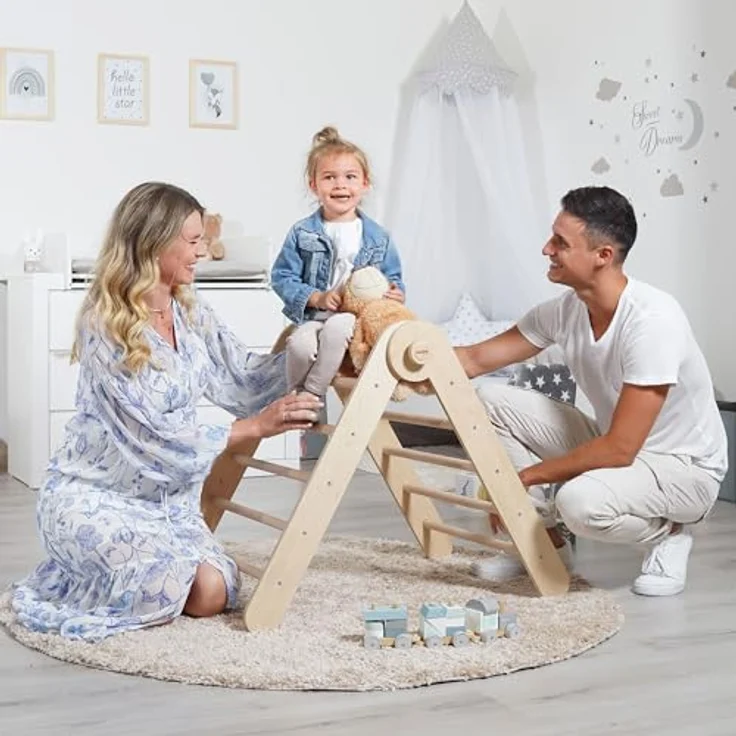 babybay Kletterdreieck Littlefoot weiß lackiert – Bild 3