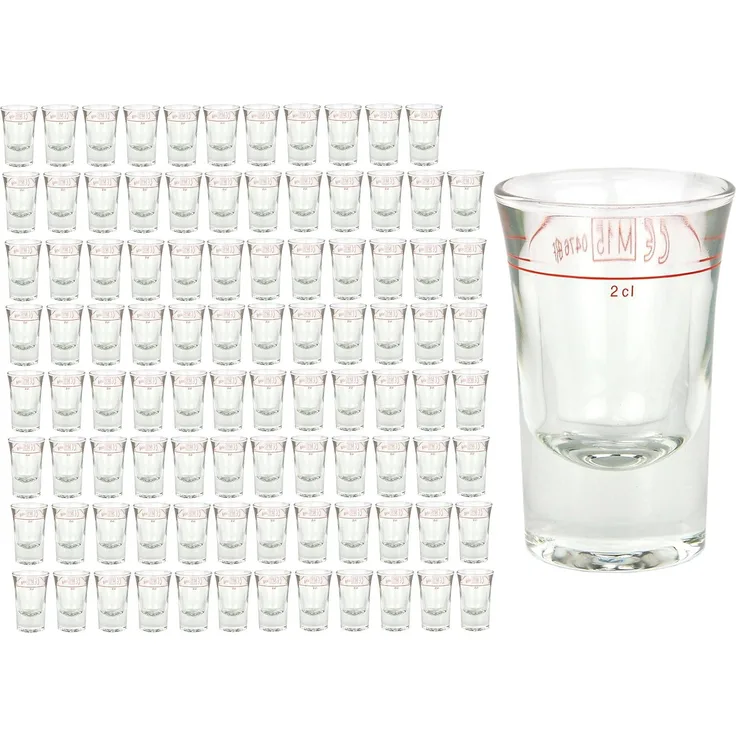 96er Set Schnapsgläser Stamper Dublino 2cl