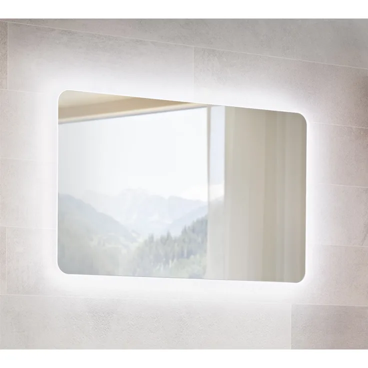 Badezimmer Spiegel FERMO inklusive LED- Beleuchtung