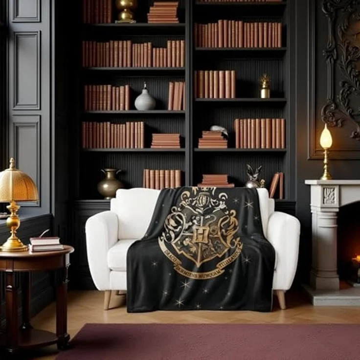 Wohndecke Harry Potter 150x200 cm, weich und kuschelig, Coral Fleece-Decke, MTOnlinehandel, Sofadecke passend zur Bettwäsche, Überwurf für Hogwarts Fans – Bild 2