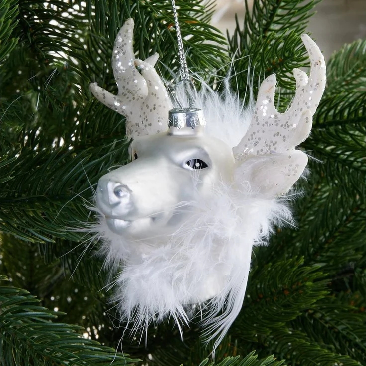 BRUBAKER Weihnachtsbaumkugel Lustige Weihnachtskugel aus Glas - Handbemalt und Mundgeblasen Figuren (1 St), Christbaumschmuck Weihnachtsdeko Anhänger - Deko – Bild 3