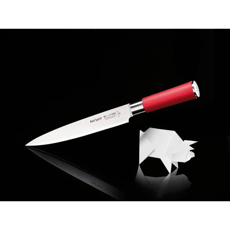 Friedrich Dick 'Red Spirit' Tranchiermesser, Stahl / Kunststoff rot, 21 cm – Bild 2