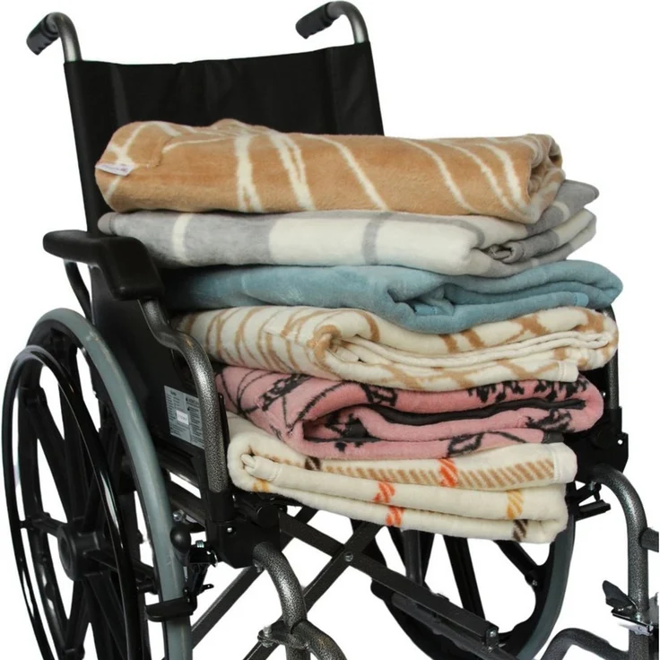 Outdoordecke Rollstuhldecke DECKE für ROLLSTUHL Beindecke Rollstuhlfahrer Kniedecke, Seniori, 5. Blau – Bild 4