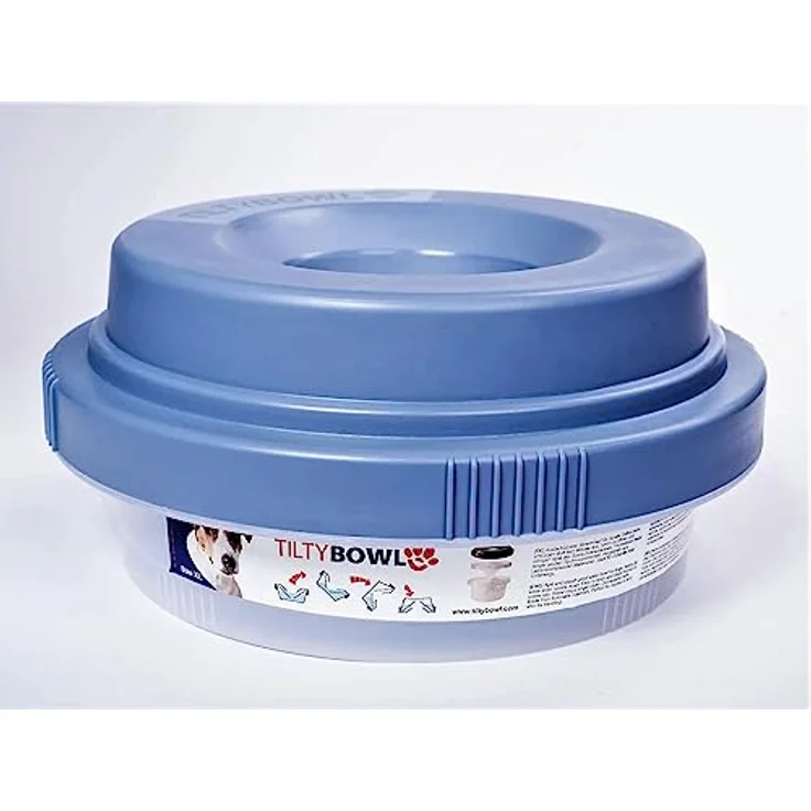 TILTYBowl Hundenapf TILTYBowl, XL, taubenblau, Ø 32 cm, H 14 cm, aus Polypropylen – Bild 2