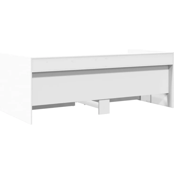 vidaXL Tagesbett mit Schubladen ohne Matratze Weiß 100x200 cm 3280839 – Bild 5