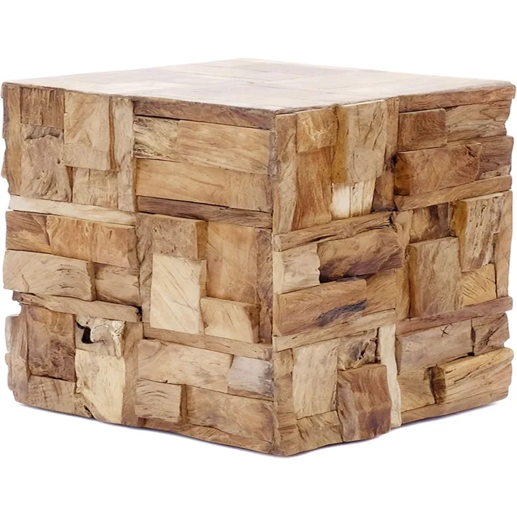 Beistelltisch Holz, 40 x 55 x 55 cm