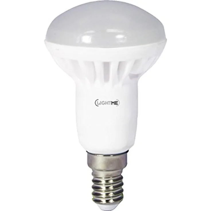 LIGHTME R50 LED Reflektor, 5 W E14, warmweißes Licht, ersetzt 35 W, hohe Lichtausbeute, Energieeffizienz A+, 25.000 h Lebensdauer