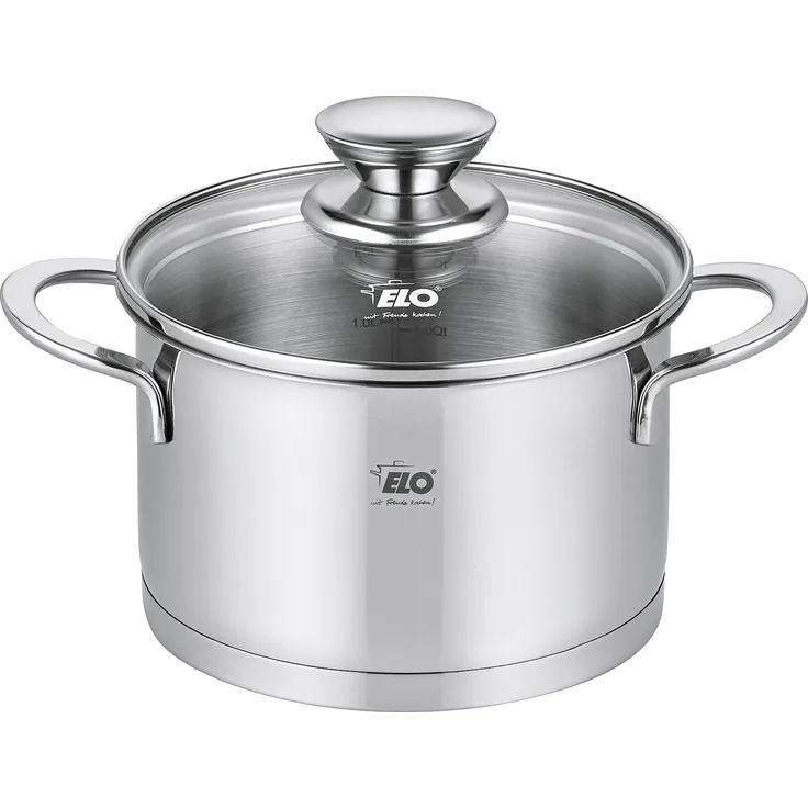 ELO 'Galant' Fleischtopf, Edelstahl Silber, Ø 16 cm