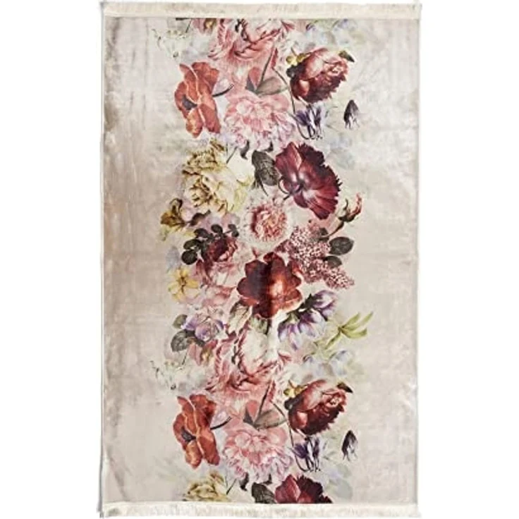 Essenza Teppich Anneclaire, rechteckig, Höhe: 6 mm, sehr weicher Flor, mit Fransen – Bild 1