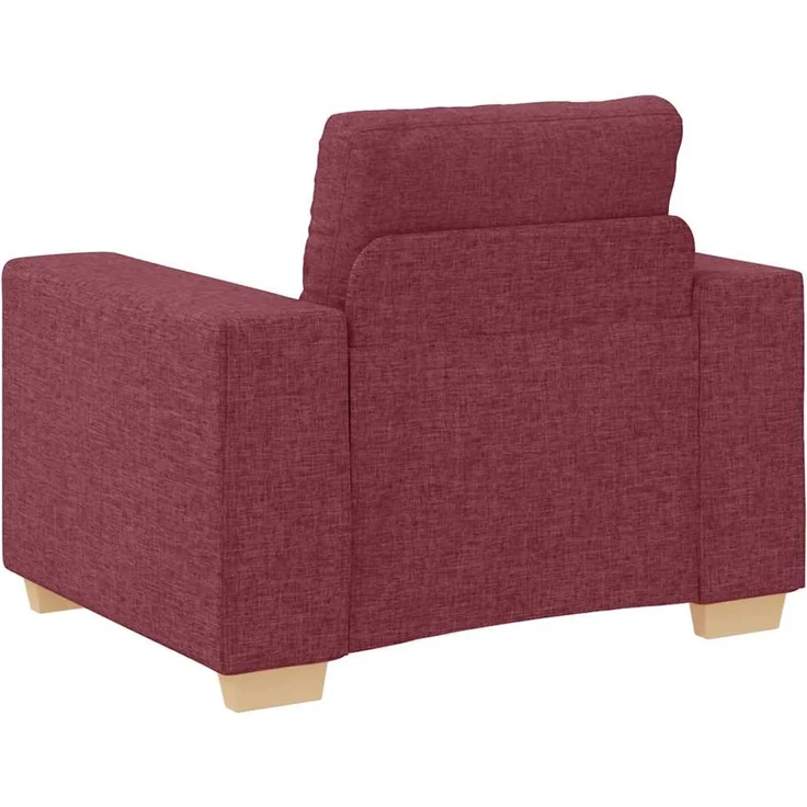 vidaXL Sofa-Sessel Weinrot 100x78x80 cm Stoff 4105061 – Bild 6