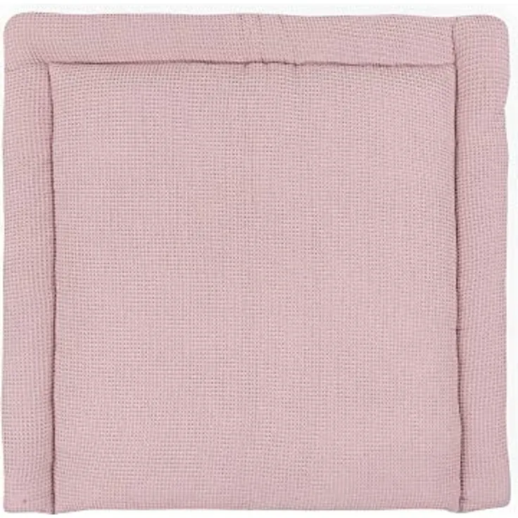 KraftKids Wickelauflage in Waffel Piqué rosa, Wickelunterlage 78x78 cm (BxT), Wickelkissen