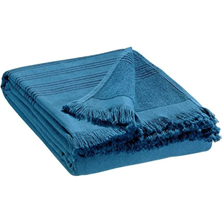 Vivaraise Hammam-Tuch Cancun, 100% Baumwolle, 90x180 cm, mit Voile und Frottee, verschiedene Farben, Freizeit und Wellness – Bild 2