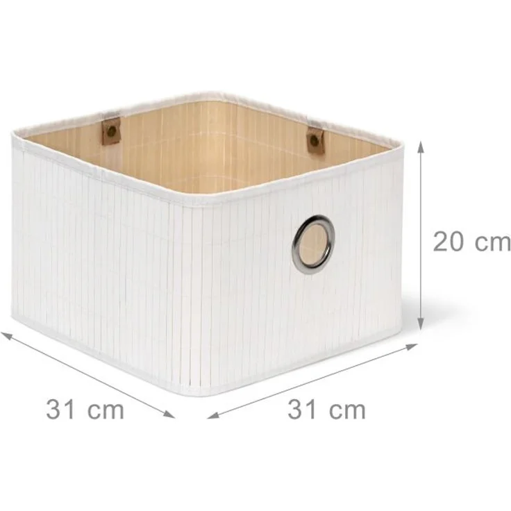 Aufbewahrungskorb Bambus – Bild 4