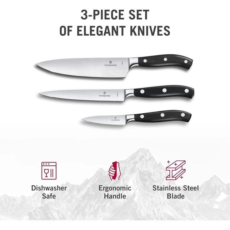 Victorinox Grand Maitre Kochmesser Set 3 teilig – Bild 7