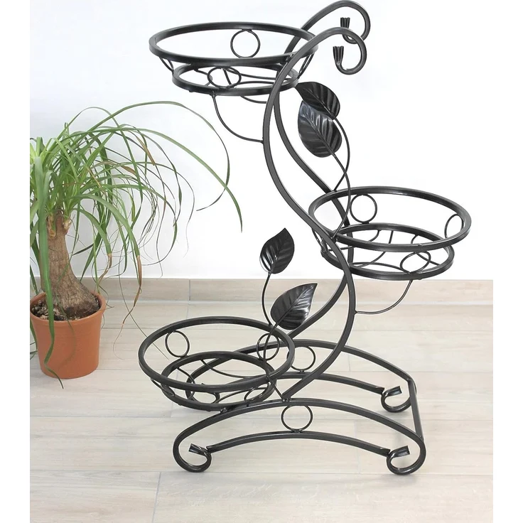 Blumentreppe KW019 Blumenständer Blumensäule 87 cm Pflanzsäule Pflanzenständer – Bild 5