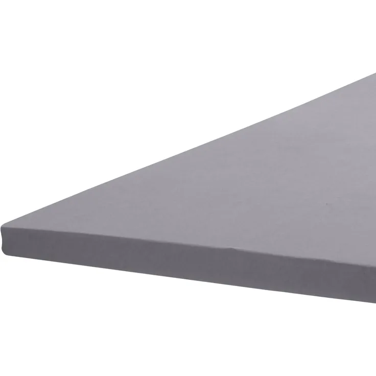 BettwarenShop Jersey-Elasthan Topper Spannbettlaken Multi-Stretch|140x200 - 160x220 cm| grau