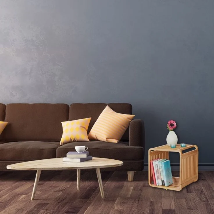 Relaxdays Bambus Regal mit Ablagen – Bild 2