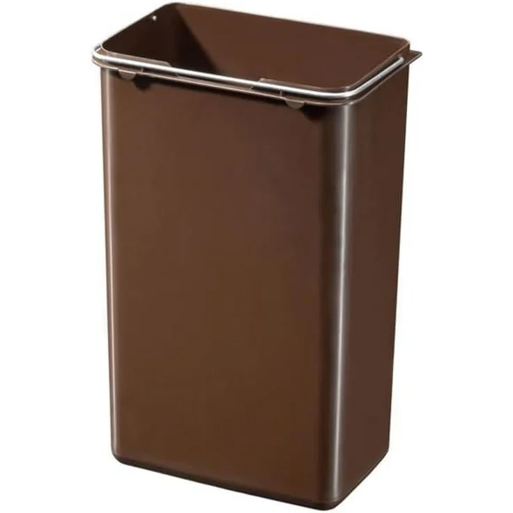 Hailo 'Öko Trio Plus L' Mülltrennsystem, Stahlblech, 27 (3x9) Liter, Edelstahl – Bild 3