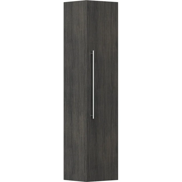 Hochschrank 150 cm anthrazit gemasert : Anthrazit gemasert – Bild 1